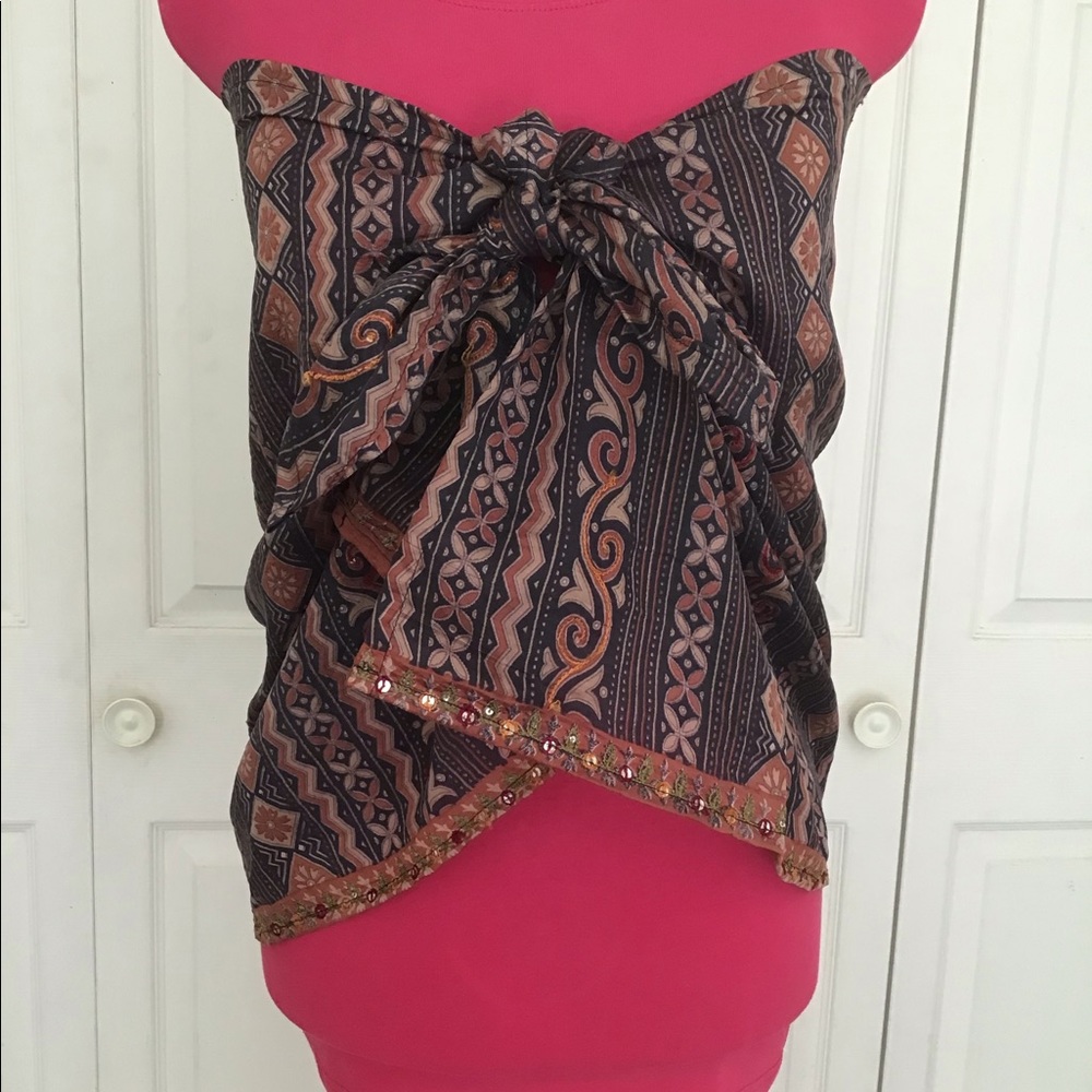 NWOT Handmade Mini Sarong